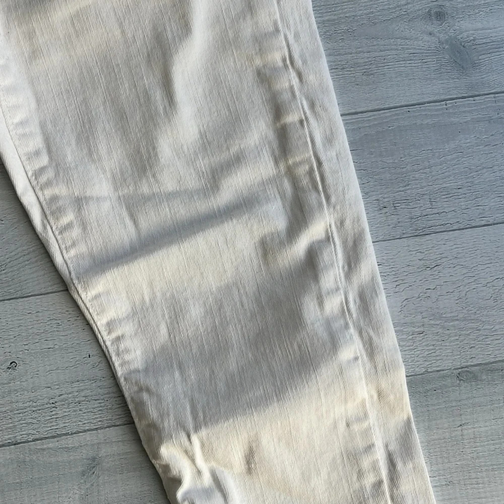 LOFT White Button Up High Waist Skinny Leg Denim 24/00 - Picture 3 of 8